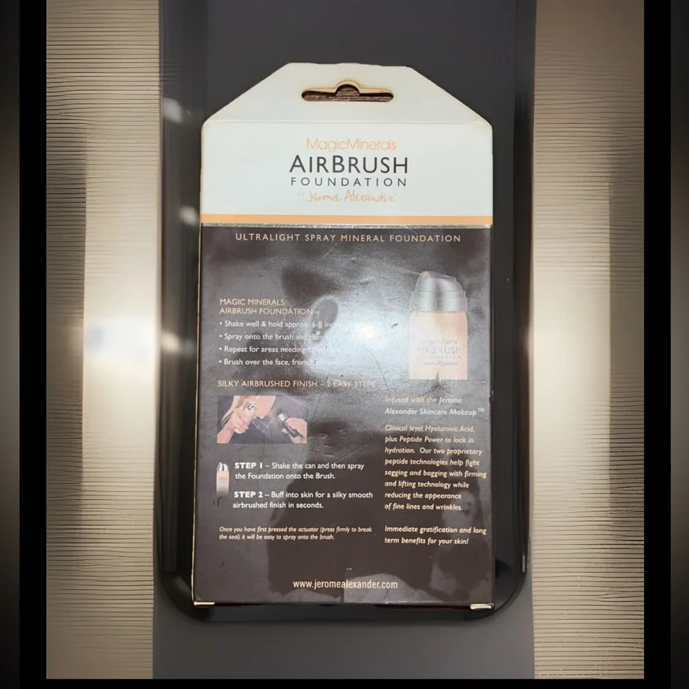 Magic Minerals Airbrush Foundation Light Jerome Alexander Flawless Makeup Set